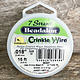 CD40718CW-15 = Beadalon 7  .018" CRINKLE WIRE BRIGHT 15 FT Spool