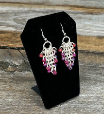 DER003 = Black Value Velvet Earring Display Stand 2-1/2'' x 1-3/4'' x 3-1/4''H (Pkg of 3)