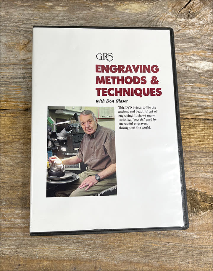 VT1483 = DVD - Engraving Methods and Techniques with Don Glaser