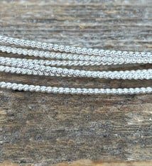 STW16 = Sterling Twist Wire 1.3mm 16ga (Sold per foot)