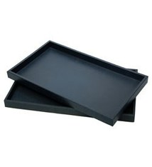DTR1100 = Stackable Plastic Display Tray 1" Deep - Single