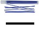 CA695-01 = Wax Wire Blue RIBBON 1ga