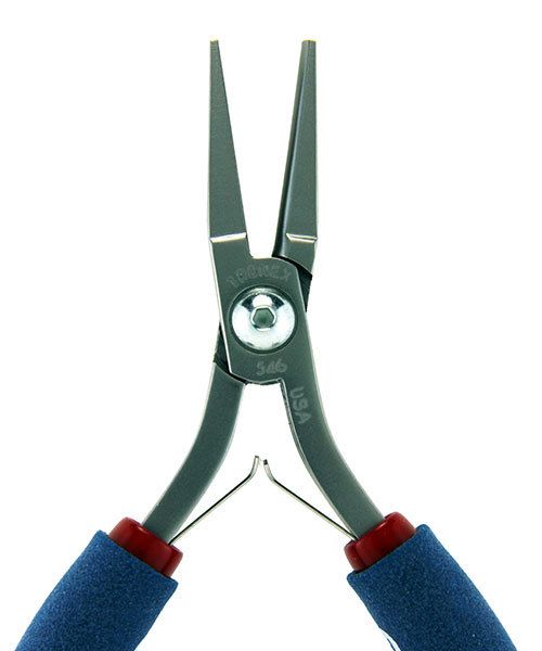 Tronex PL30546 = Tronex 546 Flat/Half Round Pliers - Short Handle