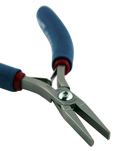 Tronex PL30546 = Tronex 546 Flat/Half Round Pliers - Short Handle