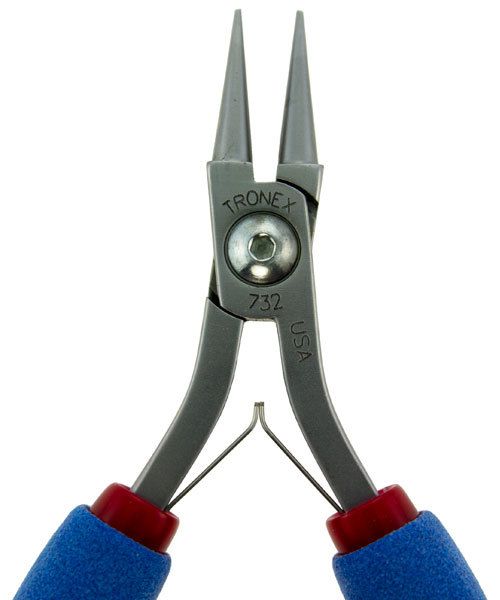 Tronex PL30732 = Tronex 732 Short Round Nose Pliers - Long Ergo Handle