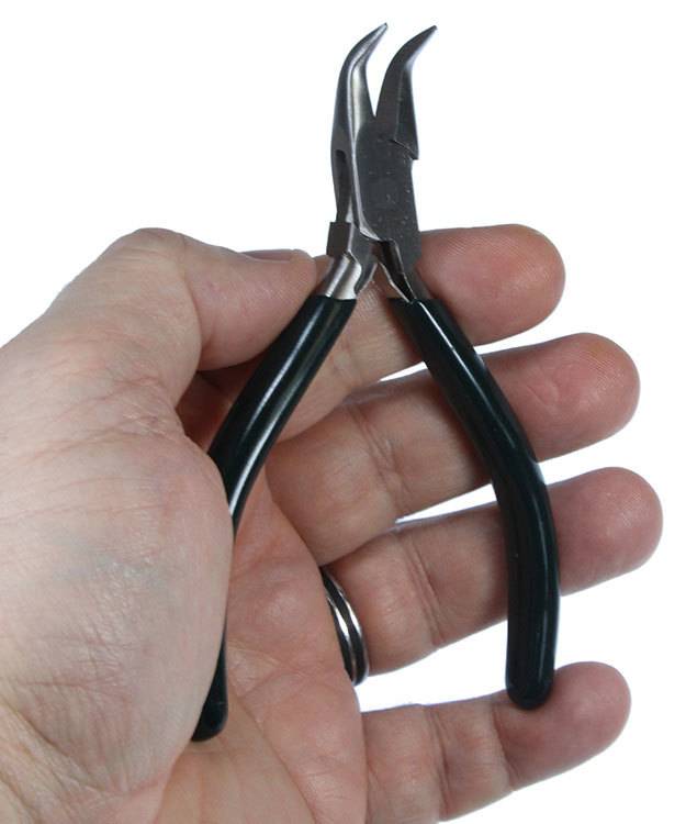 Eurotool PL8050 = Value Line Curved Chain Nose Pliers