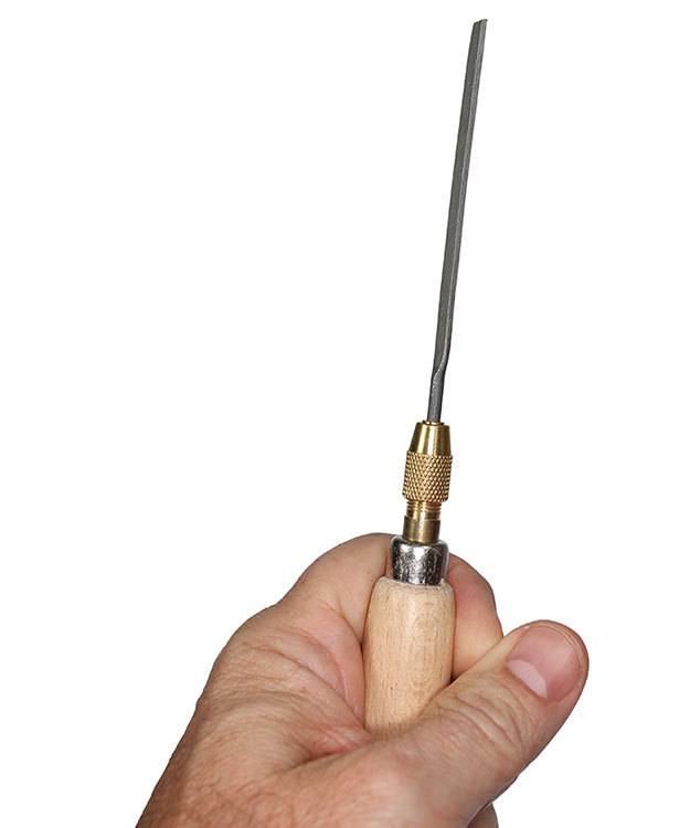 37.830 = Wood Handle with Collet for Needle Files