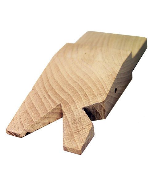 BP1028 = Wood Bench Pin with 2 ''V'' Slots