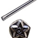 PN5086 = WHIMSICAL DESIGN STAMP  - Five pointed star with inner swirl