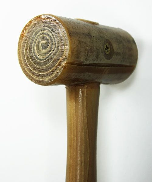 37.713 = Weighted Rawhide Mallet by Garland (1-3/4'' face / 16oz head) by  FDJtool - FDJ Tool