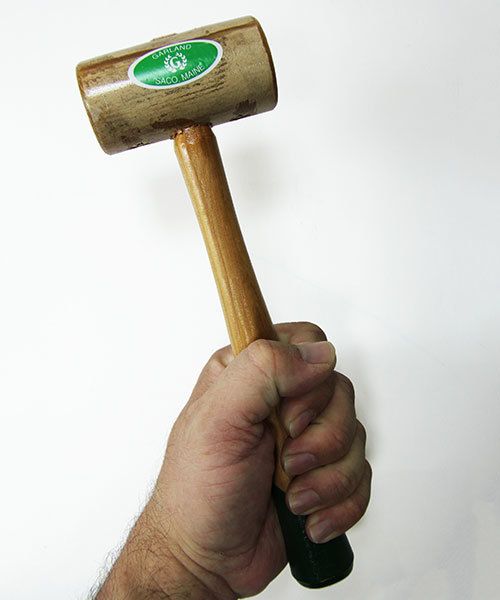 Garland 37.712 = Weighted Rawhide Mallet by Garland  (1-1/2'' face / 12oz head)