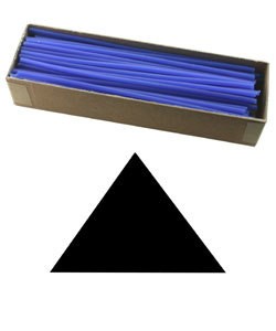 CA793-10 = Wax Wire Blue TRIANGLE 10ga 2oz BOX