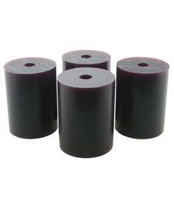 Du-Matt 21.02817 = Wax Rods PURPLE (Hard) (set of 4) 1-1/2"x1-3/32"