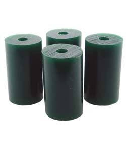 Du-Matt 21.02821 = Wax Rods GREEN (Hard) (set of 4) 1-1/2"x7/8"