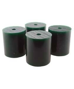 Du-Matt 21.02811 = Wax Rods GREEN (Hard) (Set of 4) 1-1/2"x1-5/16"