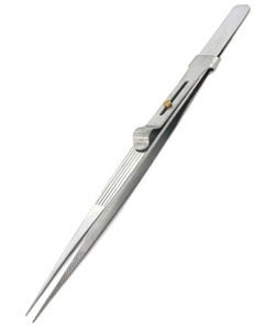 57.0357 = TWEEZER DIAMOND FINE STAINLESS STEEL LOCKING