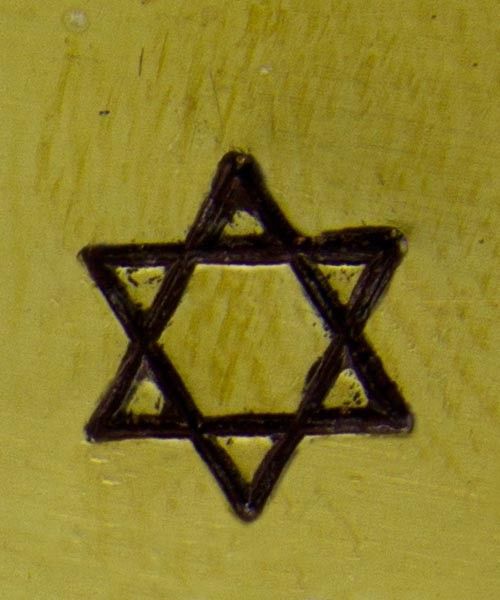 PN5120 = ALTERNATIVE DESIGN STAMP - Star of David