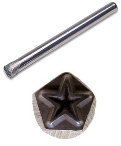 PN5034 = TRADITIONAL DESIGN STAMP - Five pointed star