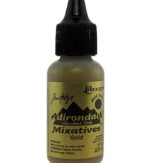 Tim Holtz Alcohol Ink PM4071 = Tim Holtz Adirondack Metallic Mixatives GOLD 0.5oz