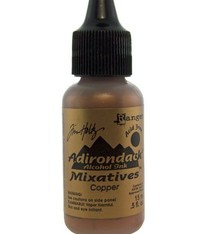 Tim Holtz Alcohol Ink PM4070 = Tim Holtz Adirondack Metallic Mixatives COPPER 0.5oz