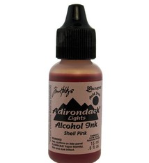 Tim Holtz Alcohol Ink PM4011 = Tim Holtz Adirondack Alcohol Ink Lights SHELL PINK 0.5oz