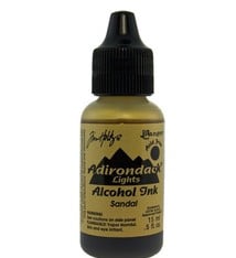 Tim Holtz Alcohol Ink PM4010 = Tim Holtz Adirondack Alcohol Ink Lights SANDAL 0.5oz