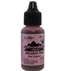 Tim Holtz Alcohol Ink PM4008 = Tim Holtz Adirondack Alcohol Ink Lights PINK SHERBET 0.5oz