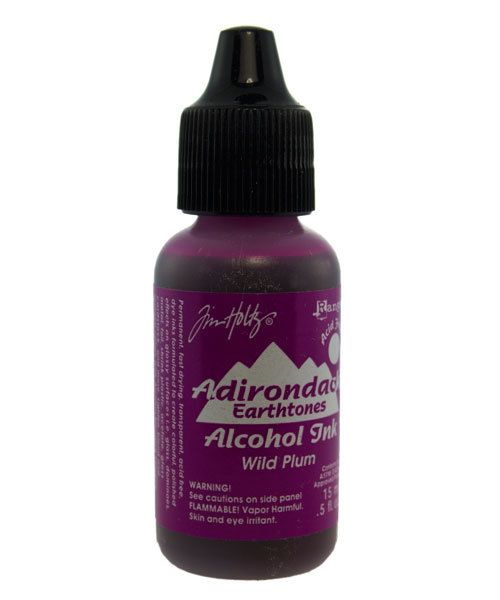 Tim Holtz Alcohol Ink PM4048 = Tim Holtz Adirondack Alcohol Ink Earthtones WILD PLUM 0.5oz