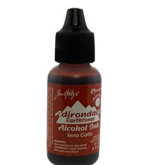 Tim Holtz Alcohol Ink PM4047 = Tim Holtz Adirondack Alcohol Ink Earthtones TERRA COTTA 0.5oz