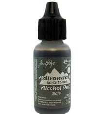Tim Holtz Alcohol Ink PM4063 = Tim Holtz Adirondack Alcohol Ink Earthtones SLATE 0.5oz