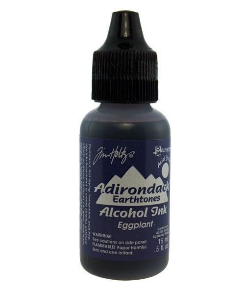 Tim Holtz Alcohol Ink PM4043 = Tim Holtz Adirondack Alcohol Ink Earthtones EGGPLANT 0.5oz