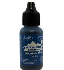 Tim Holtz Alcohol Ink PM4042 = Tim Holtz Adirondack Alcohol Ink Earthtones DENIM 0.5oz