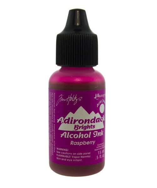 Tim Holtz Alcohol Ink PM4028 = Tim Holtz Adirondack Alcohol Ink Brights RASPBERRY 0.5oz