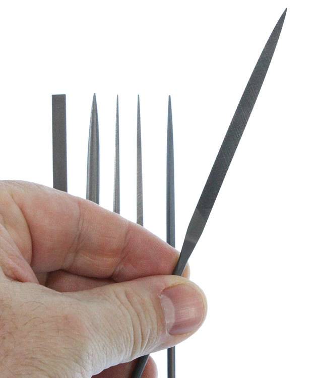 FI3906 = Teborg Swiss Pattern Needle File Set 6pc Medium Cut