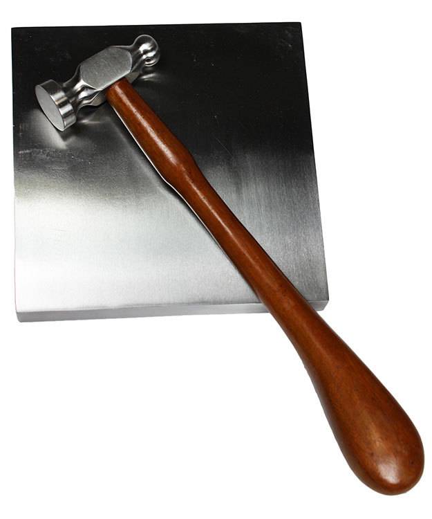 AN321 = Steel Bench Block Anvil 5-7/8'' x 5-7/8'' x 3/4''