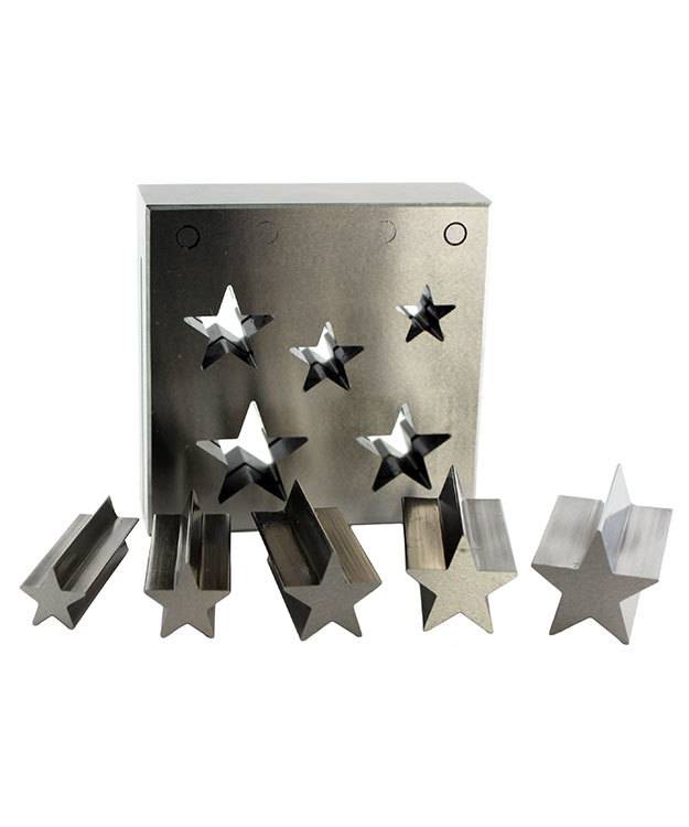 DA2403 = Stars Disc Cutter Set of Five Sizes 11mm to 24mm