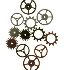 Tim Holtz Idea-ology EB2003 = Sprocket Gears by Tim Holtz  (Pkg of 12)