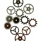 Tim Holtz Idea-ology EB2003 = Sprocket Gears by Tim Holtz  (Pkg of 12)