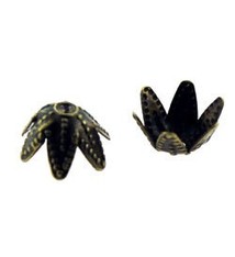 5020AB-72 = Antique Brass Bead Cap 7mm (Pkg of 50)