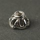 5020S-54 = Bead Cap Sterling Silver Open Design 6.0mm (Pkg of 10)