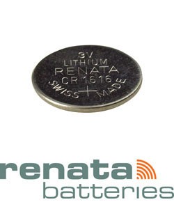 BA1616 = Battery - Renata 3v Lithium - #1616 (Pkg of 10)