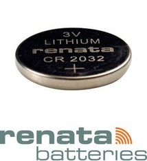 BA2032 = Battery - Renata 3v Lithium - #2032 (Pkg of 10)