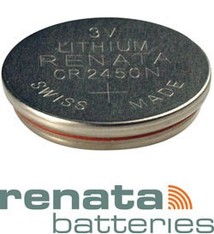 BA2450 = Battery - Renata 3v Lithium - #2450 (Pkg of 10)