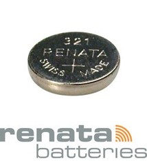 BA321 = Battery - Renata Mercury Free Watch #321 (SR616SW) (Pkg of 10)