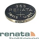 BA365 = Battery - Renata Mercury Free Watch #365 (SR1116W) (Pkg of 10)