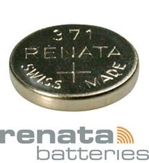 BA371 = Battery - Renata Mercury Free Watch #371 (SR920SW) (Pkg of 10)