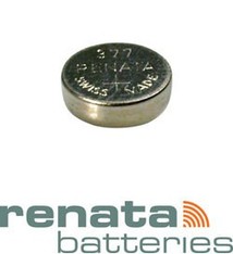 BA377 = Battery - Renata Mercury Free Watch #377 (SR626SW) (Pkg of 10)