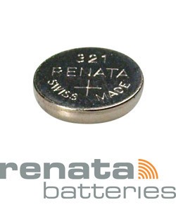 BA321 = Battery - Renata Mercury Free Watch #321 (SR616SW) (Pkg of 10)