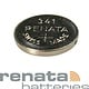 BA341 = Battery - Renata Mercury Free Watch #341 (SR714SW) (Pkg of 10)