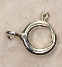 911S-06 = Sterling Silver Spring Ring 8mm Standard (Pkg of 10)